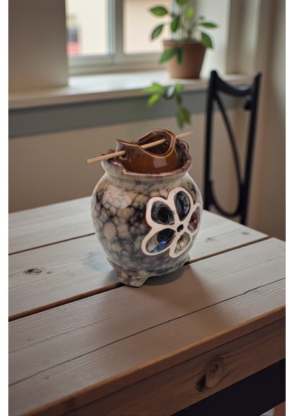 Seramik Lotus Çiçek Tasarımlı Buhurdanlık indirimleri