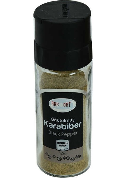 Cam Şişe Tuzluklu Kapak Doğal Öğütülmüş Karabiber 55 gr