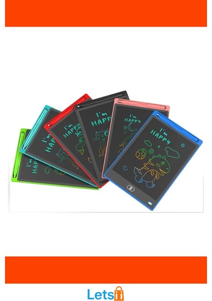 10 Inç Renkli Eğitici Çizim Tableti LCD Kalem ile indirimleri