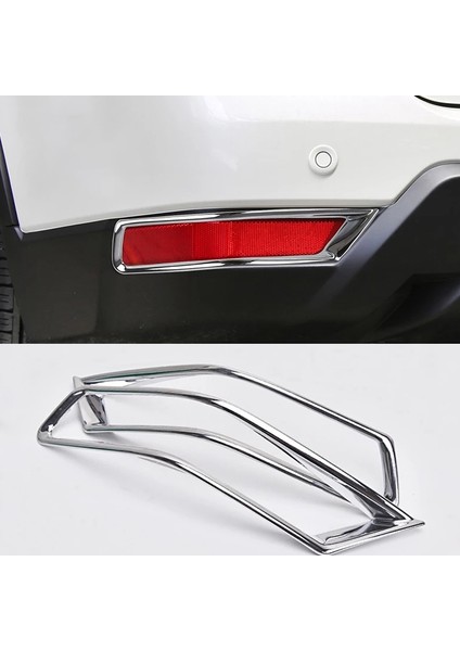 2pcs Araba Aksesuarları Abs Chrome Araba Arka Arka Sis Lambası Işık Kapağı Trim 2017-2020 Nissan Xtrail X-Trail Rogue T32 (Yurt Dışından) fiyatları