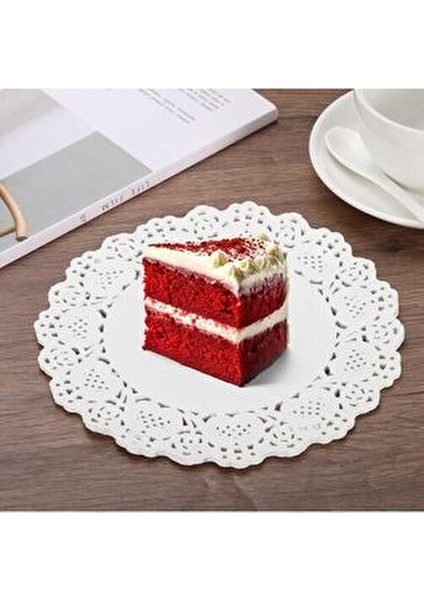 Dantel Kağıt 18 Cm 100 Lü Beyaz Dantel Kağıt Şık Sunumlar İçin İdeal Seçim fırsatları