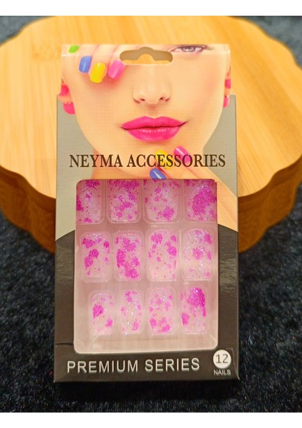 Lüks Simli Figürlü Takma Tırnak fiyatları