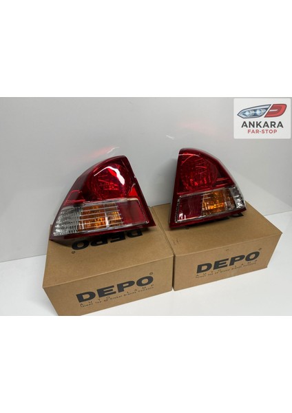 Honda Civic Vtec 2 2004 - 2006 Stop Lambası Sağ - Sol Dış Takım ( Toplam 2 Adet Stop - Depo Marka ) fiyatları