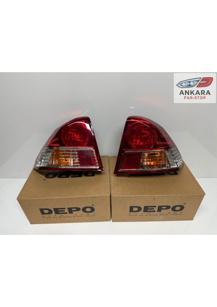 Honda Civic Vtec 2 2004 - 2006 Stop Lambası Sağ - Sol Dış Takım ( Toplam 2 Adet Stop - Depo Marka ) fırsatları