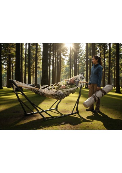 Sante Katlanabilir Kademe Ayarlı Metal Ayaklı Hamak Taşıma Çantası Hediyeli fiyatları