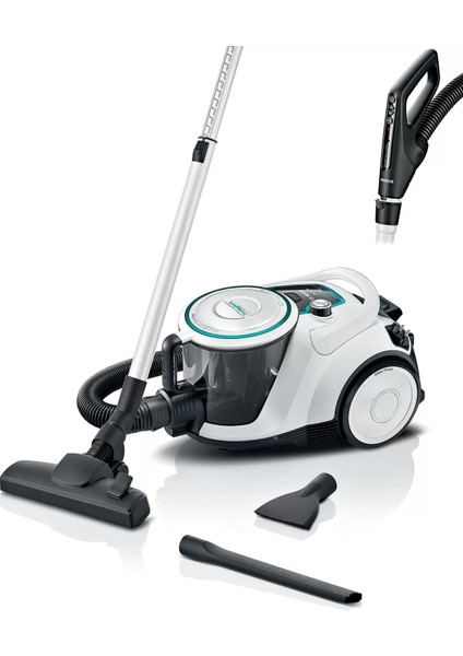 BGS41HYG1 SERIE 6 Toz Torbasız Süpürge 9 L Toz Haznesi ile Güçlü Emiş Teknolojisi