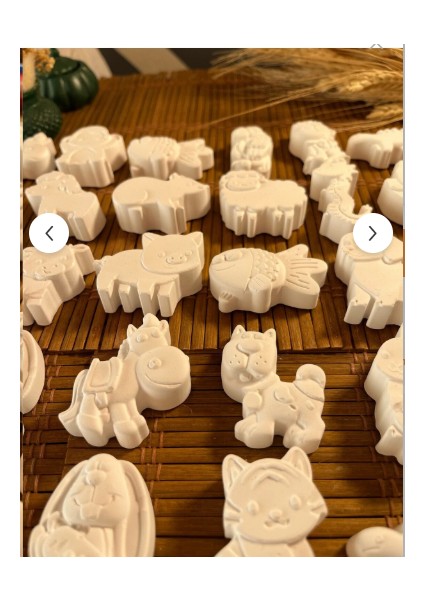 36 Adet (3d) Hayvanlar Taş Boyama Figür Çocuk Gelişimi Etkinlik Taş Boyama Seti Zoo Stone Painting