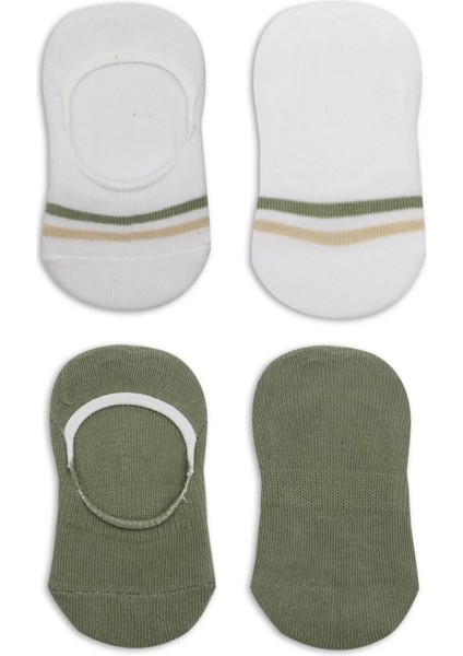 2'li Penye Babet Silikon Çemberli Çorap 30102 Nil Beyaz fırsatları