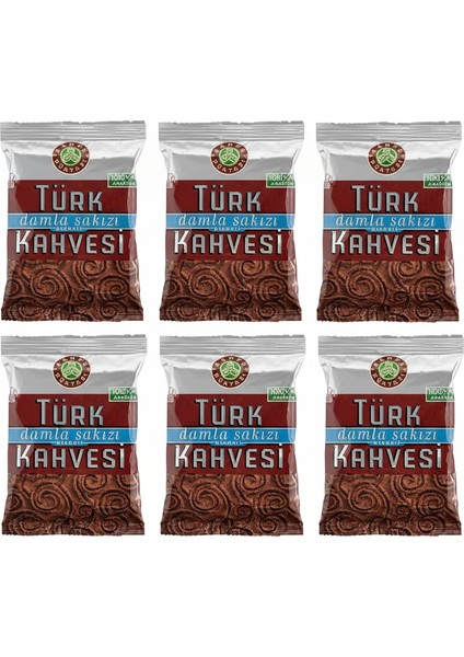 6'lı Damla Sakızlı Türk Kahvesi