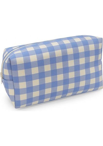 Mavi Çizgili Makyaj Çantası fiyatları