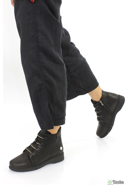 Mammimia Kadın Düz Taban Günlük Bağcıksız Ortopedik Hakiki Deri Bot M26/KB4535 fırsatları