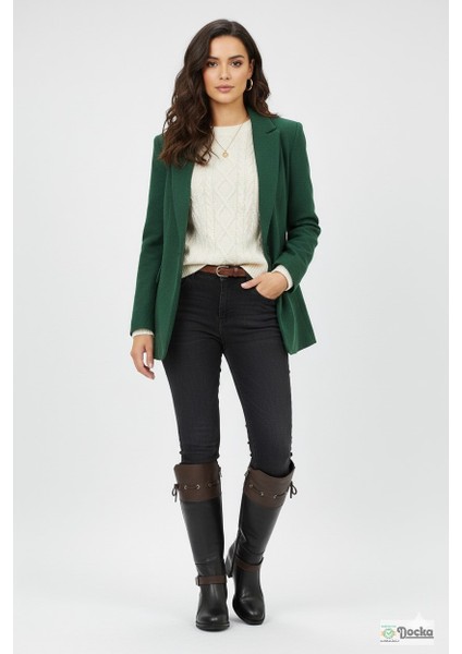 Kadın Hakiki Deri Ortopedik Diz Altı Uzun Düz Taban Günlük Çizme M26/KC2335 modelleri