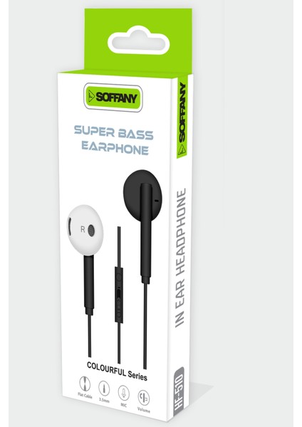 HF510-002 Jack Girişli Kablolu Kulaklık Siyah fiyatları