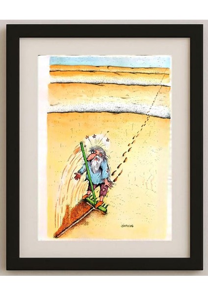 Natalia Varchenko 29X21CM Orijinal Karikatür Tablo