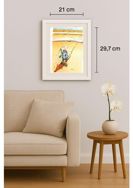 Natalia Varchenko 29X21CM Orijinal Karikatür Tablo indirimleri