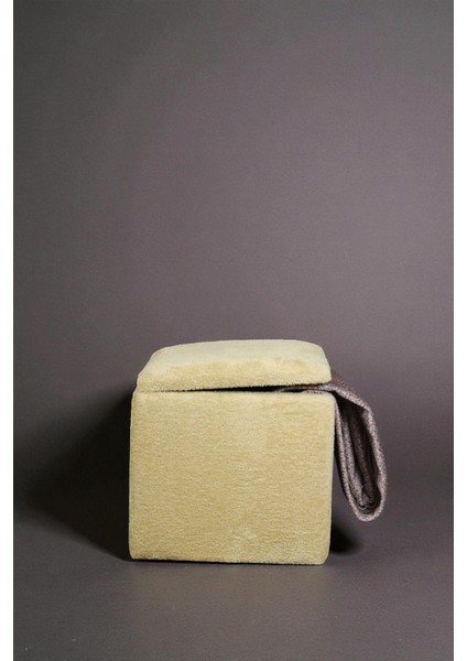 Kare Sandıklı Puf – Yumuşacık Doku Teddy Kumaş Makyaj Masa Pufu Bench modelleri