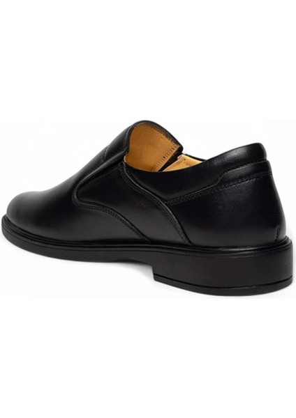 Deri Günlük Ortopedik Klasik Ayakkabı - Siyah - 43 modelleri
