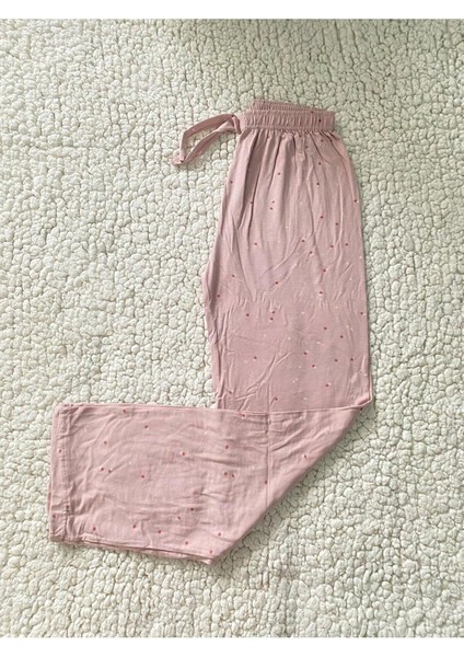 Yumuşak Dokulu Mini Dot Kadın Pijama Altı - %100 Cotton Kadın Tek Alt Pijama fiyatları