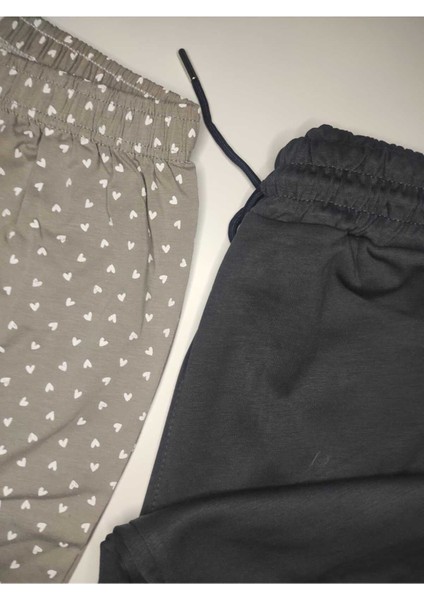 2'li Kadın Tekl Alt Modal Bol Paça Eşofman & Pamuklu Pijama Altı fırsatları