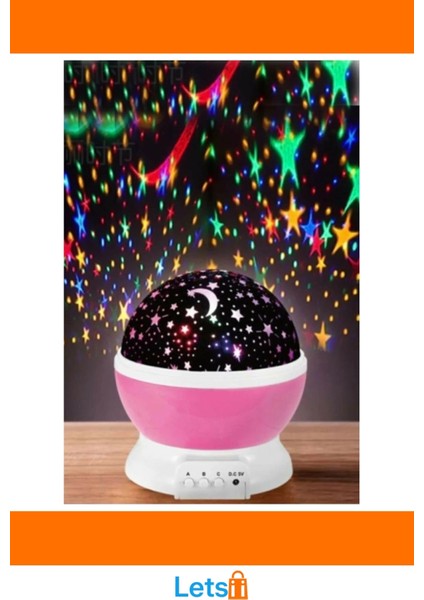 Dönen Çok Renkli Star Master Projektör Gece Lambası modelleri