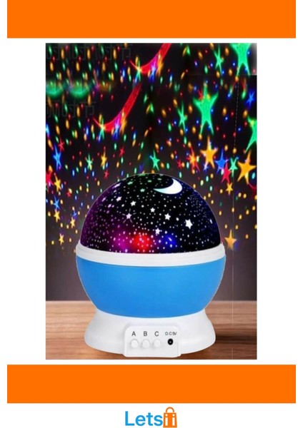 Dönen Çok Renkli Star Master Projektör Gece Lambası fırsatları