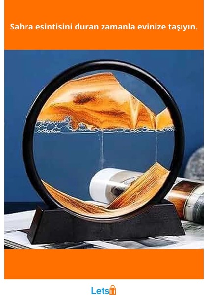 Sulu Kum Saati Orta Boy 18CM Dekoratif Cam Plastik fiyatları