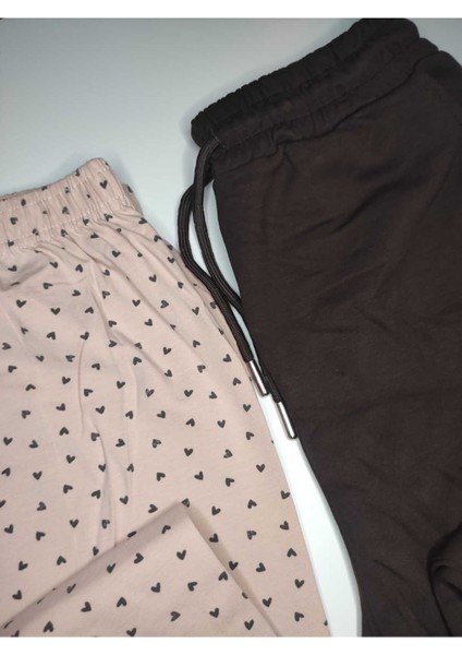 2'li Kadın Tekl Alt Modal Bol Paça Eşofman & Pamuklu Pijama Altı fiyatları