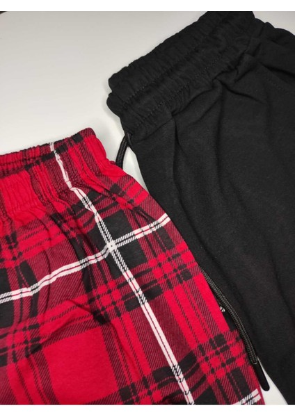 2'li Kadın Tekl Alt Modal Bol Paça Eşofman & Pamuklu Pijama Altı fırsatları