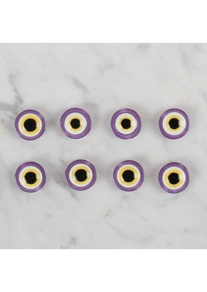 Loren Crafts mor 8 li nazar boncuğu düğme - 169 fiyatları