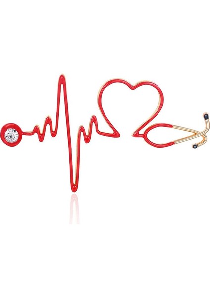 Kalp Ritmi Steteskop Doktor Broş fiyatları