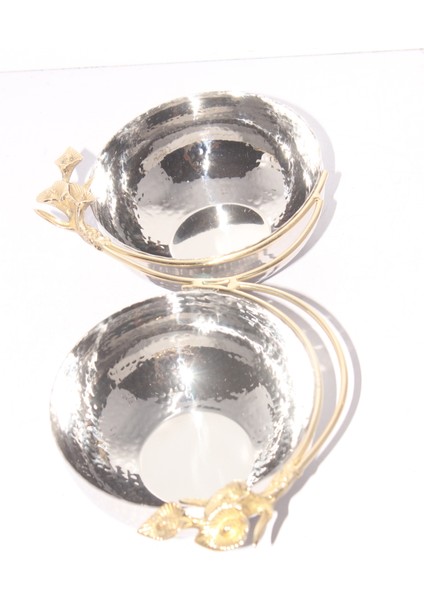 Çelik Pirinç Aksesuarlı Ikili Çerezlik 33X20X7CM fiyatları