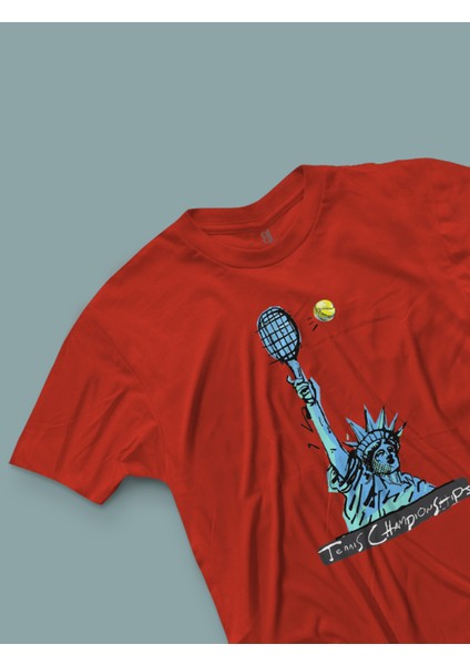 Özgürlük Heykeli Tenis Tişört