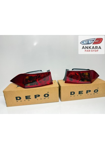 Honda Accord 2003 - 2005 Stop Lambası Sağ - Sol Dış (2 Adet Dış Stop - Depo Marka) fiyatları