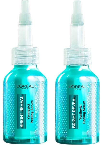 bright reveal yenileyici peeling serum 25% [aha + bha + pha] 25ml 2 adet