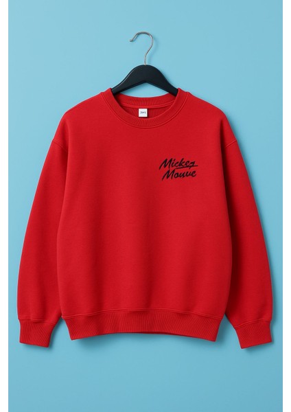 Kadın Mickey Mouselu Kazak