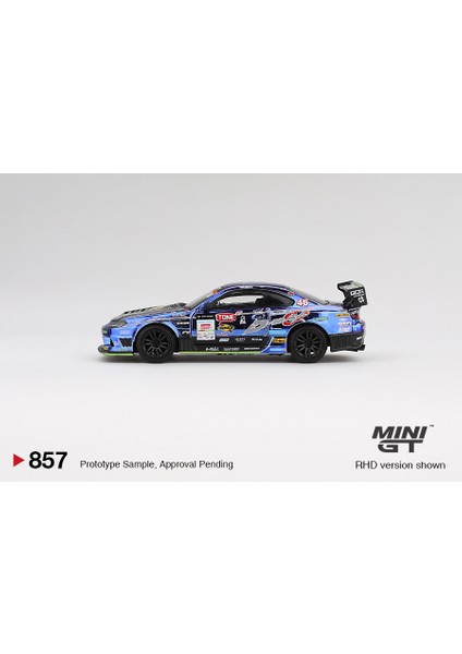857 1/64 Nissan Silvia (S15) D-Max #46 D-Max Racing 2023 D1 Grand Prix - Blister Paket modelleri