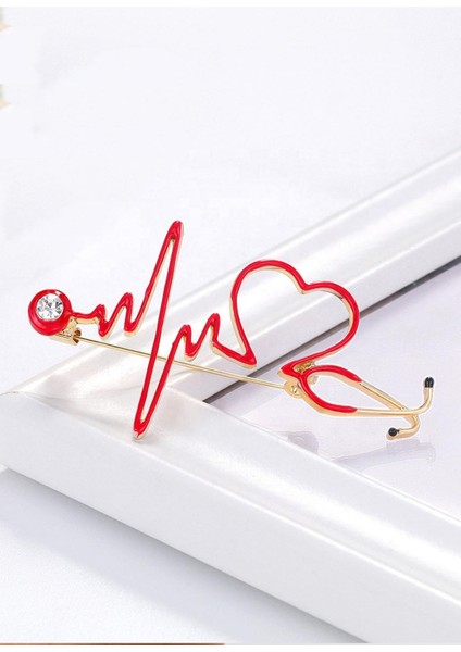 Kalp Ritmi Steteskop Doktor Broş modelleri