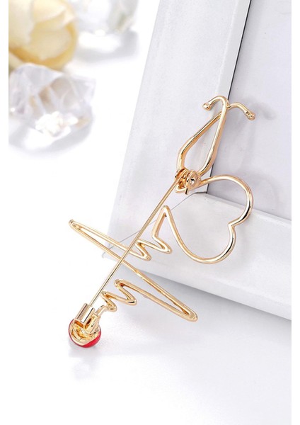 Kalp Ritmi Steteskop Doktor Broş fırsatları