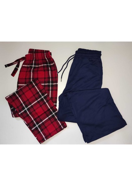 2'li Kadın Tekl Alt Modal Bol Paça Eşofman & Pamuklu Pijama Altı modelleri