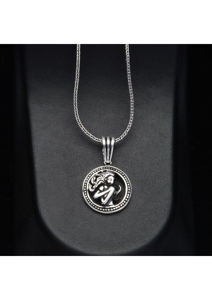 596 Başak Burcu Gümüş Kolye