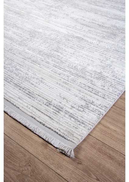 Gri Beyaz Polyester Halı Antibakteriyel Tozumaz Saçaklı Salon Oturma Çocuk Odası Yolluk Makine modelleri