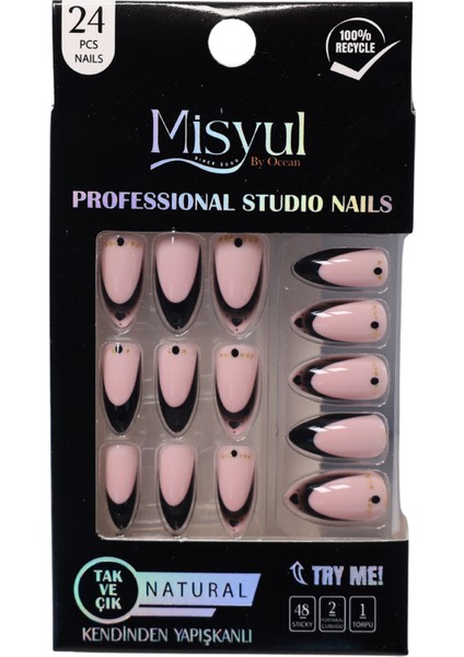 Takma Tırnak Tak ve Çık, Sticker Yapıştırıcı, Portakal Çubuğu, Törpü Set