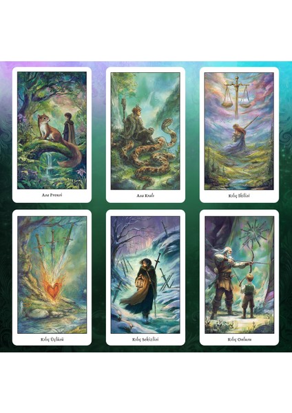Mistik Orman Tarot V2 / 78 Kart ve Yorum Kitabı modelleri