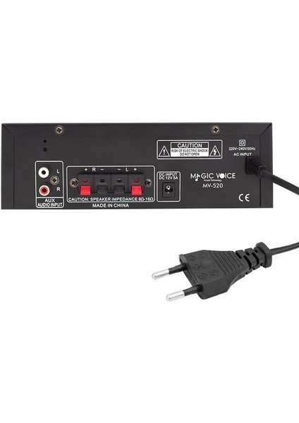 MV-520 30WATT Usb/sd/uk Bluetooth 2 Giriş 220/12V Trafosuz Ses Mixer fiyatları