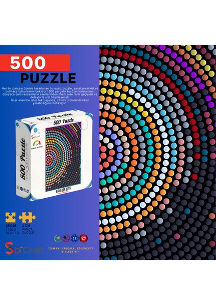 500 Parça Puzzle Geometrik Büyü