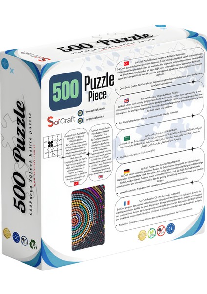 500 Parça Puzzle Geometrik Büyü fiyatları