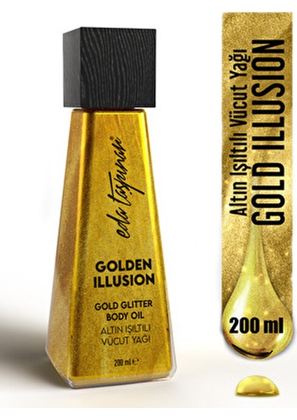 Golden Illusion 200 ml Altın Parıltılı Yağ SPF 0 ile Cildinize Işıltı Katın fırsatları