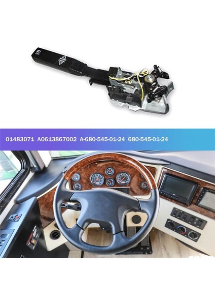 Kombinasyon Anahtarı Turn Sinyal Anahtarı 01483071 A0613867002 A-680-545-01-24 680-545-01-24 Freightliner FL60 FL80 Için (Yurt Dışından) fırsatları