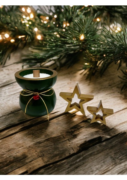 CB07 Dekoratif Mumluk ve Yıldız Obje