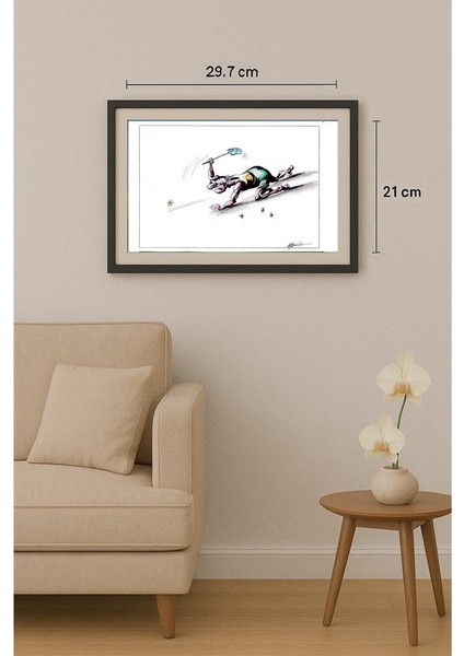 Sergey Savilov 29X21CM Orijinal Karikatür Tablo fiyatları